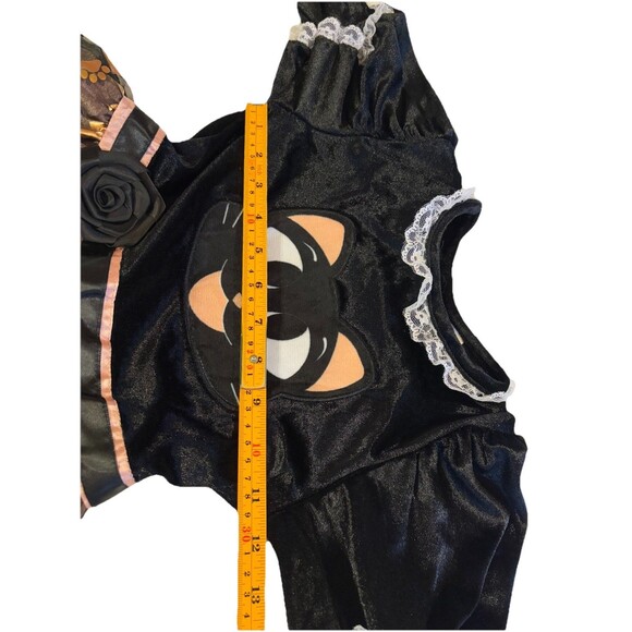 Spooktacular Creations Girls Black Kitty Cat Halloween Costume Dress Size Small - Picture 4 of 9